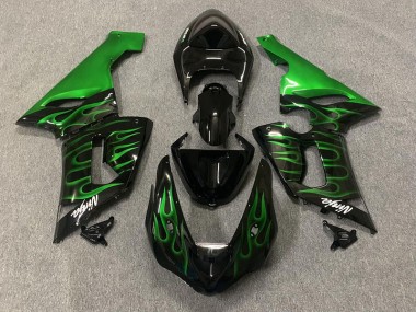 05-06 Grün Flamme ZX6R Motorrad Verkleidung
