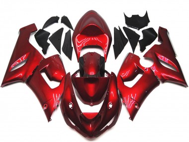 05-06 Kastanienbraun Rot ZX6R Motorrad Verkleidung