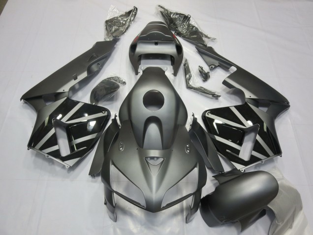 05-06 Matt Grau & Schwarz CBR600RR Motorrad Verkleidung 05-06 Matt Grau & Schwarz CBR600RR Motorrad Verkleidung