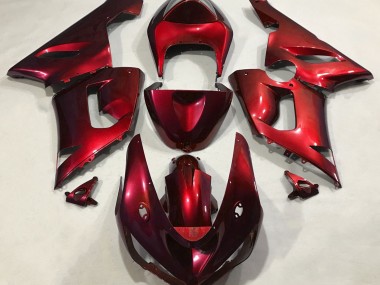 05-06 Metallic Rot ZX6R Motorrad Verkleidung