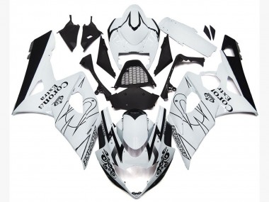 05-06 OEM Weißer Corona-Stil GSXR 1000 Motorrad Verkleidung
