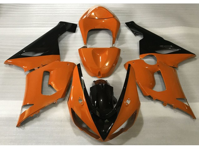 05-06 Orange Glänzend & Schwarz ZX6R Motorrad Verkleidung 05-06 Orange Glänzend & Schwarz ZX6R Motorrad Verkleidung