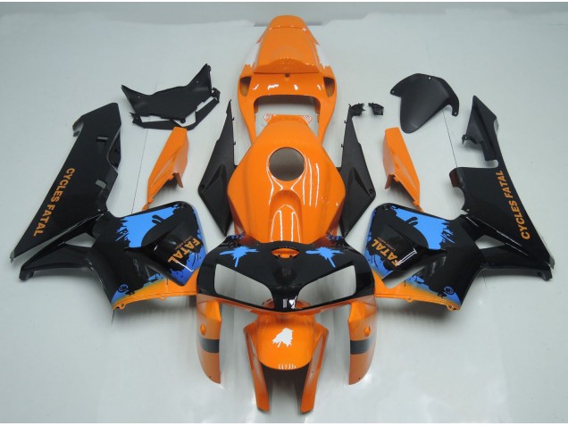 05-06 Orange & Schwarz Gespritzt CBR600RR Motorrad Verkleidung 05-06 Orange & Schwarz Gespritzt CBR600RR Motorrad Verkleidung