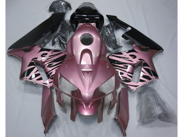 05-06 Rosa Flamme CBR600RR Motorrad Verkleidung 05-06 Rosa Flamme CBR600RR Motorrad Verkleidung
