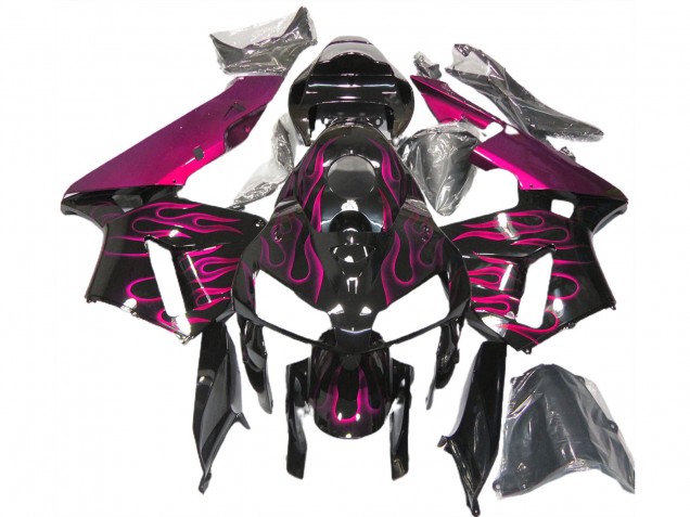 05-06 Rosa Glänzend Flame CBR600RR Motorrad Verkleidung 05-06 Rosa Glänzend Flame CBR600RR Motorrad Verkleidung