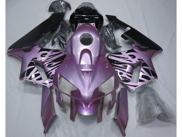 05-06 Rosaviolett Flamme CBR600RR Motorrad Verkleidung 05-06 Rosaviolett Flamme CBR600RR Motorrad Verkleidung