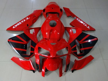 05-06 Rot Glänzend CBR600RR Motorrad Verkleidung