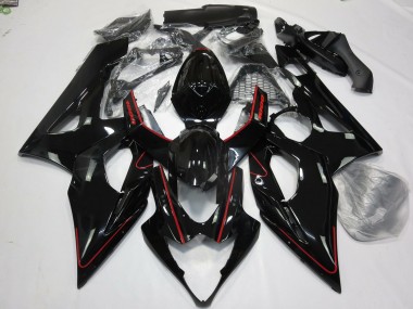 05-06 Rot Glänzend & Schwarz GSXR 1000 Motorrad Verkleidung