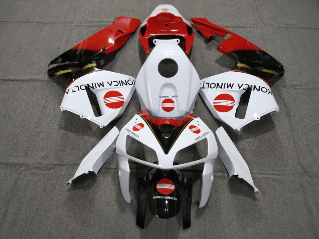 05-06 Rot Konica Minolta CBR600RR Motorrad Verkleidung 05-06 Rot Konica Minolta CBR600RR Motorrad Verkleidung