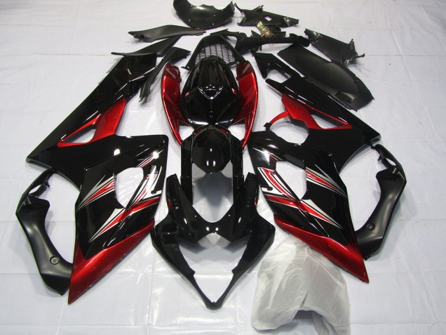 05-06 Rot & Schwarz Flare GSXR 1000 Motorrad Verkleidung 05-06 Rot & Schwarz Flare GSXR 1000 Motorrad Verkleidung