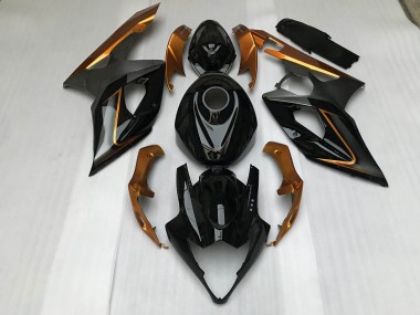 05-06 Schwarz Glänzend & Bronze GSXR 1000 Motorrad Verkleidung