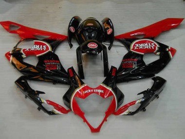 05-06 Schwarz Lucky Strike GSXR 1000 Motorrad Verkleidung