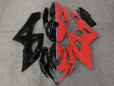 05-06 Schwarz & Rot GSXR 1000 Motorrad Verkleidung