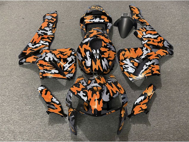 05-06 Tarnung & Orange CBR600RR Motorrad Verkleidung 05-06 Tarnung & Orange CBR600RR Motorrad Verkleidung