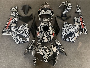 05-06 Tarnung & Rot Aufkleber CBR600RR Motorrad Verkleidung