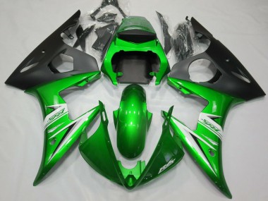 05 Glänzend Grün & Weiß R6 Motorrad Verkleidung