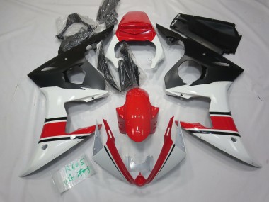 05 Weiß Rot & Schwarz R6 Motorrad Verkleidung