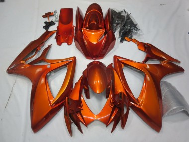 06-07 Gebranntes Orange GSXR 600-750 Motorrad Verkleidung