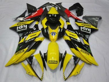06-07 Gelb Motul R6 Motorrad Verkleidung