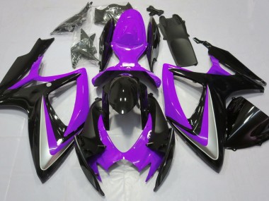 06-07 Glanz Lila Ohne Abzeichen GSXR 600-750 Motorrad Verkleidung