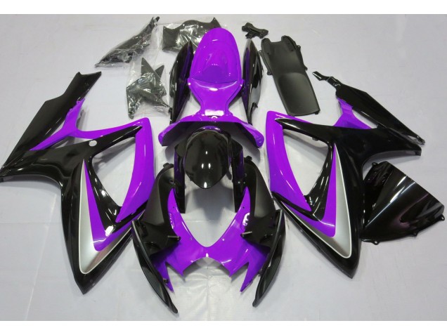 06-07 Glanz Lila Ohne Abzeichen GSXR 600-750 Motorrad Verkleidung 06-07 Glanz Lila Ohne Abzeichen GSXR 600-750 Motorrad Verkleidung
