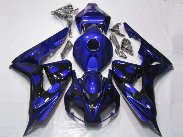 06-07 Glänzend Blau & Schwarz CBR1000RR Motorrad Verkleidung 06-07 Glänzend Blau & Schwarz CBR1000RR Motorrad Verkleidung