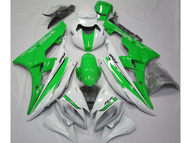 06-07 Glänzend Weiß & Grün R6 Motorrad Verkleidung 06-07 Glänzend Weiß & Grün R6 Motorrad Verkleidung