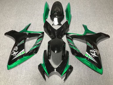 06-07 Glänzend Grün & Schwarz Design GSXR 600-750 Motorrad Verkleidung