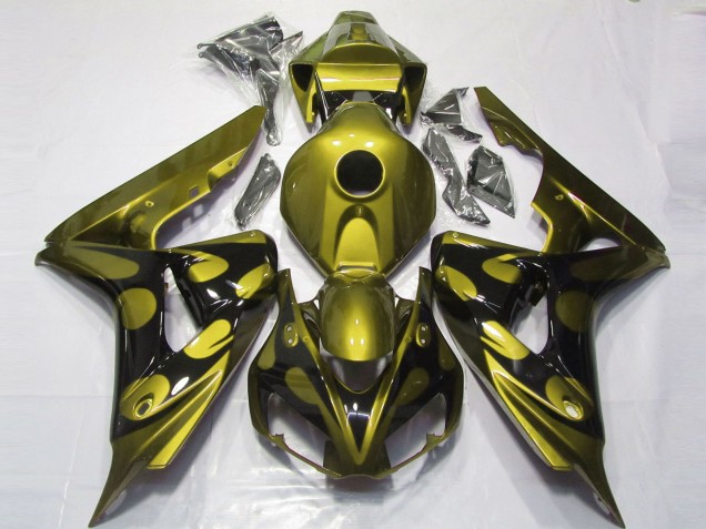 06-07 Glänzendes Gelb & Schwarz CBR1000RR Motorrad Verkleidung 06-07 Glänzendes Gelb & Schwarz CBR1000RR Motorrad Verkleidung