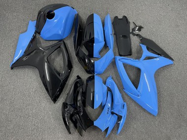 06-07 Halbblau & Schwarz GSXR 600-750 Motorrad Verkleidung
