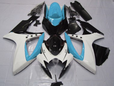 06-07 Hellblauer Stern GSXR 600-750 Motorrad Verkleidung