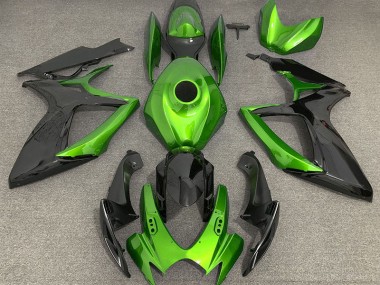 06-07 Hellgrün & Schwarz GSXR 600-750 Motorrad Verkleidung