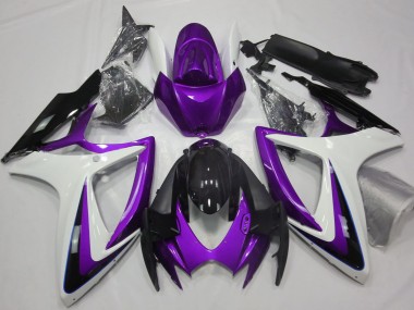 06-07 Lila & Weiß Ohne Abzeichen GSXR 600-750 Motorrad Verkleidung