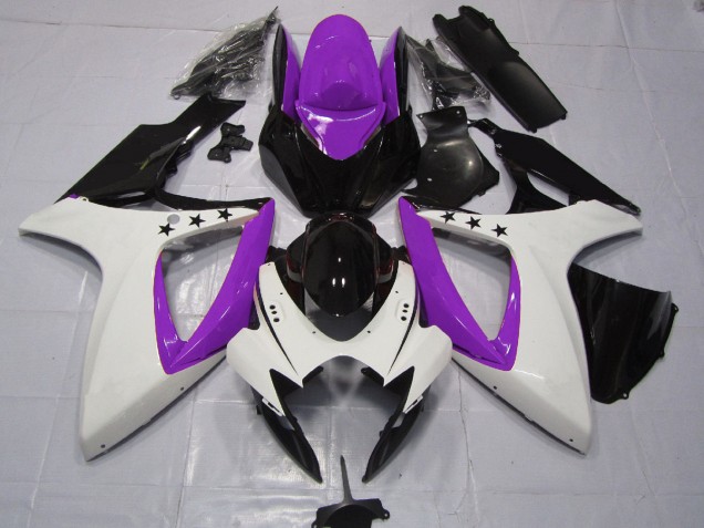 06-07 Lila Stern GSXR 600-750 Motorrad Verkleidung 06-07 Lila Stern GSXR 600-750 Motorrad Verkleidung