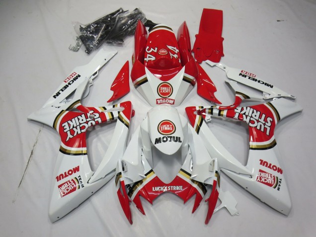 06-07 Lucky Strike GSXR 600-750 Motorrad Verkleidung 06-07 Lucky Strike GSXR 600-750 Motorrad Verkleidung