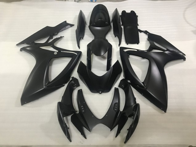 06-07 Matt Schwarz GSXR 600-750 Motorrad Verkleidung 06-07 Matt Schwarz GSXR 600-750 Motorrad Verkleidung