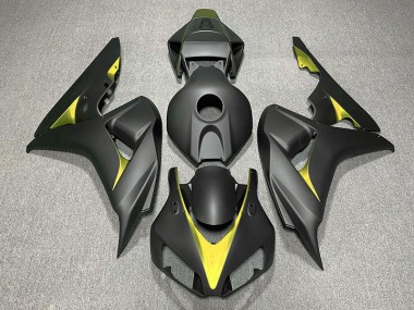 06-07 Matt Schwarz & Gelb CBR1000RR Motorrad Verkleidung