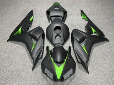 06-07 Matt Schwarz & Grün CBR1000RR Motorrad Verkleidung