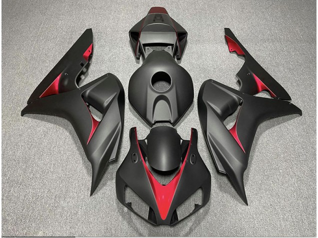 06-07 Matt Schwarz & Hellblau CBR1000RR Motorrad Verkleidung 06-07 Matt Schwarz & Hellblau CBR1000RR Motorrad Verkleidung