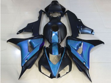 06-07 Matt Schwarz & Hellblau CBR1000RR Motorrad Verkleidung