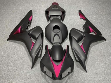 06-07 Matt Schwarz & Pink CBR1000RR Motorrad Verkleidung
