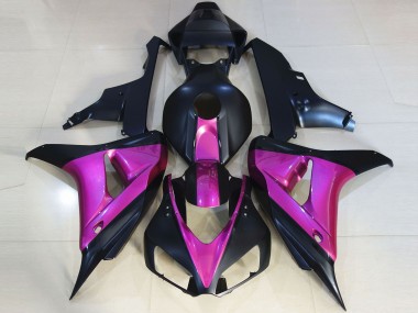 06-07 Matt Schwarz & Pink CBR1000RR Motorrad Verkleidung