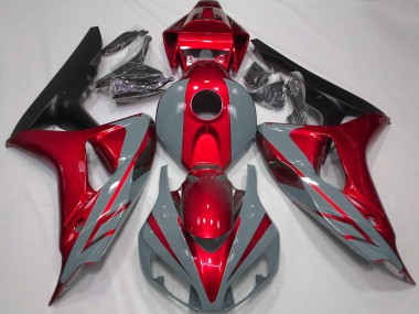 06-07 Nardo Grau & Rot CBR1000RR Motorrad Verkleidung
