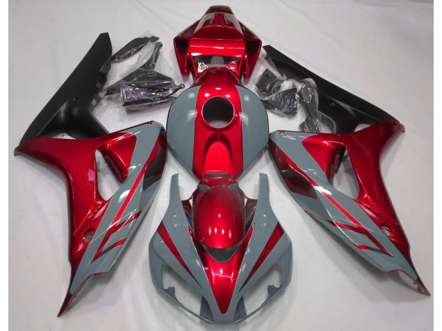 06-07 Nardo Grau & Rot CBR1000RR Motorrad Verkleidung