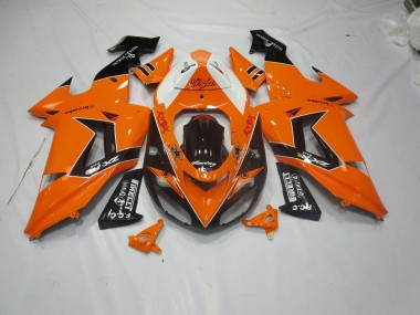 06-07 Orange-Schwarz ZX10R Motorrad Verkleidung