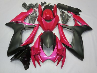 06-07 Pink & Matt GSXR 600-750 Motorrad Verkleidung