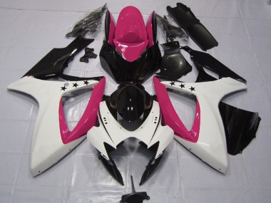 06-07 Rosa Stern GSXR 600-750 Motorrad Verkleidung