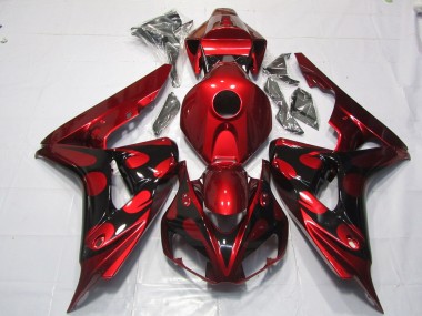 06-07 Rot & Schwarz Candy CBR1000RR Motorrad Verkleidung