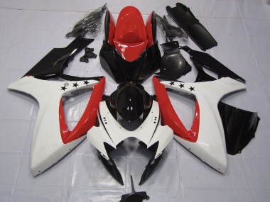 06-07 Rot Stern GSXR 600-750 Motorrad Verkleidung
