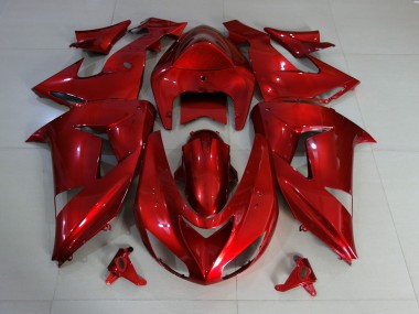06-07 Rot Tiefglanz ZX10R Motorrad Verkleidung